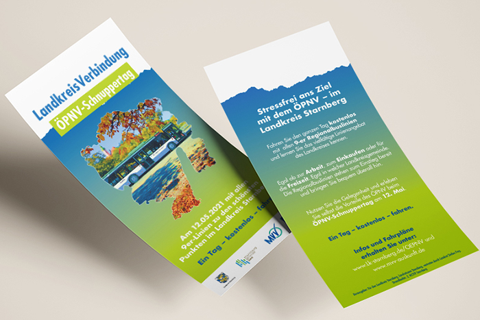 Flyergestaltung für den MVV 